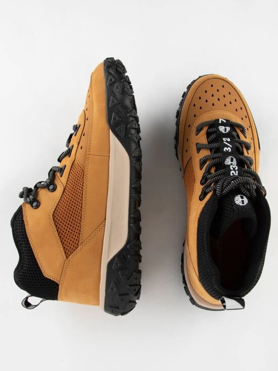 Timberland Mens Mid Hiker Wheat/Black main image 5
